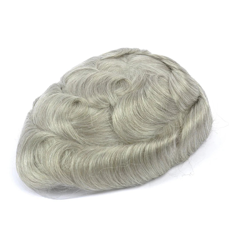 Ultra Thin Skin Hair System for Men | Invisible Human Hair Toupee