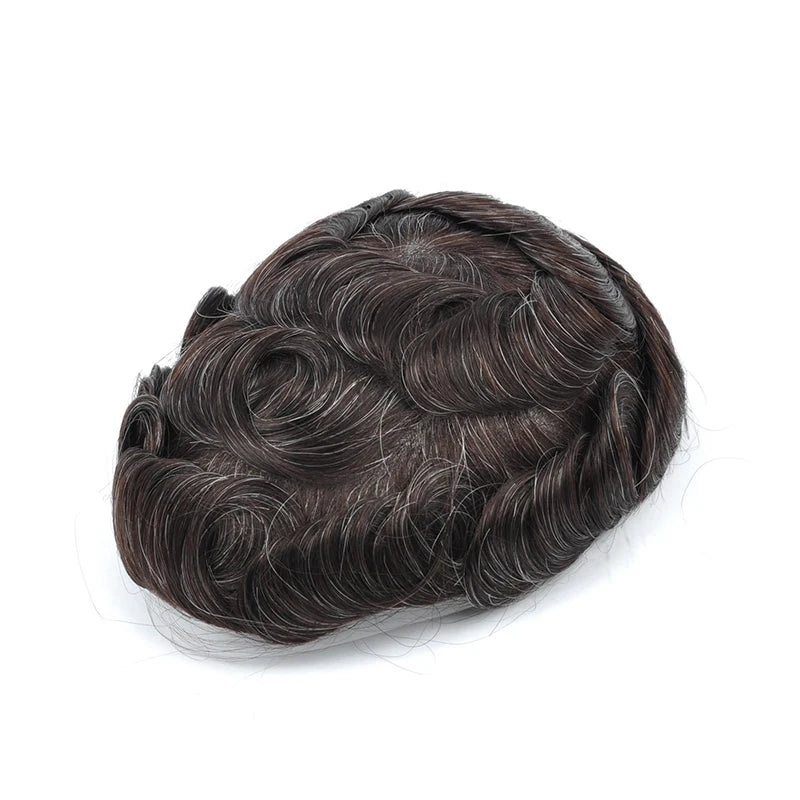 Ultra Thin Skin Hair System for Men | Invisible Human Hair Toupee