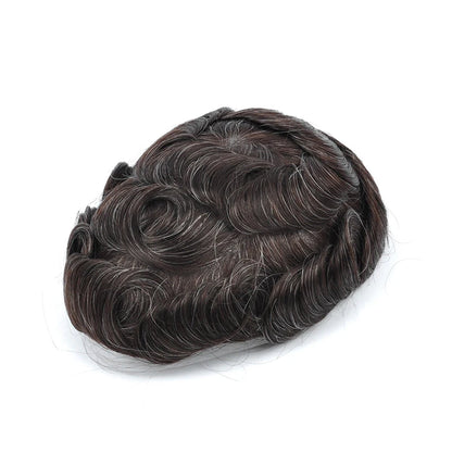 Ultra Thin Skin Hair System for Men | Invisible Human Hair Toupee