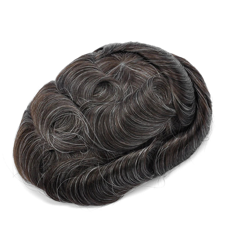 Ultra Thin Skin Hair System for Men | Invisible Human Hair Toupee