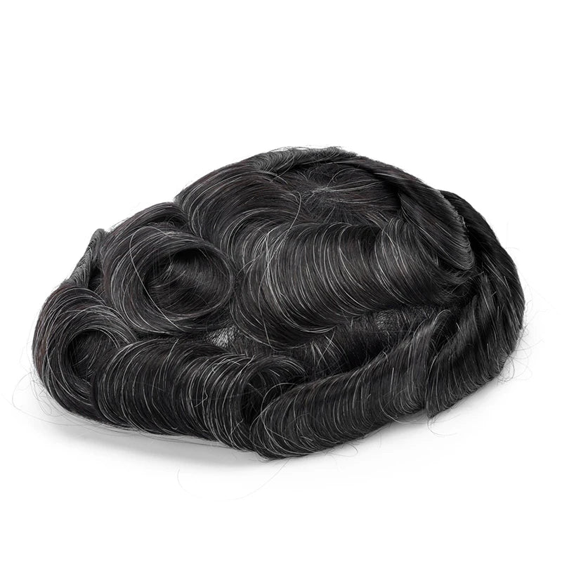 Ultra Thin Skin Hair System for Men | Invisible Human Hair Toupee
