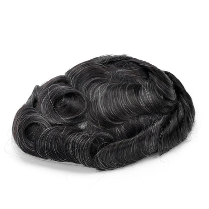 Ultra Thin Skin Hair System for Men | Invisible Human Hair Toupee