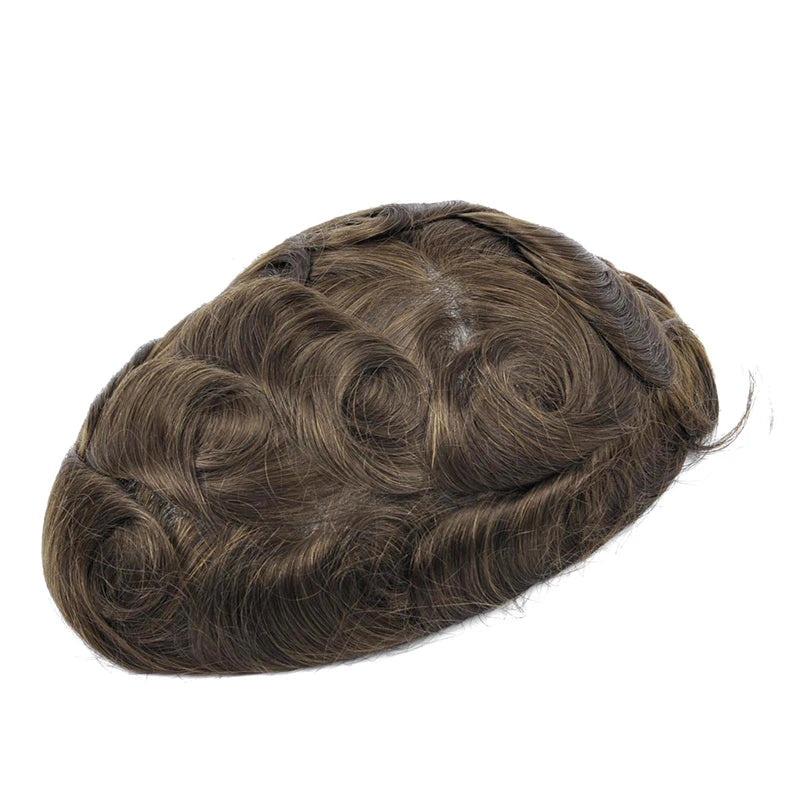 Ultra Thin Skin Hair System for Men | Invisible Human Hair Toupee