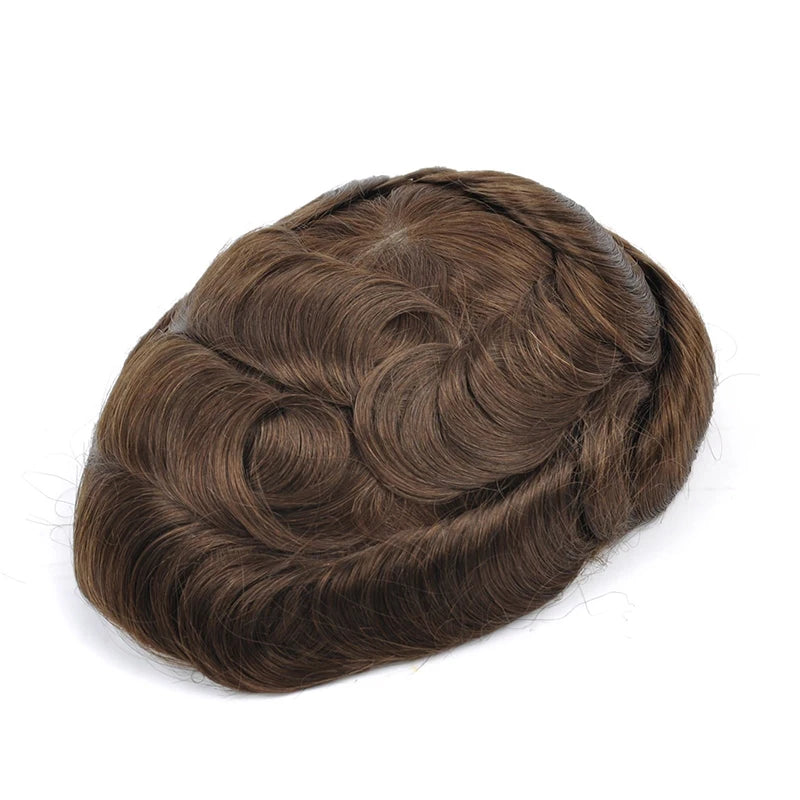 Ultra Thin Skin Hair System for Men | Invisible Human Hair Toupee