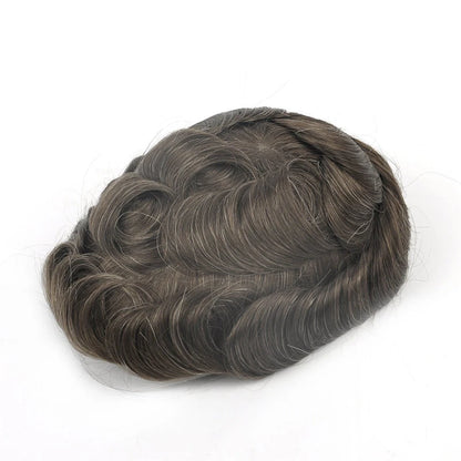 Ultra Thin Skin Hair System for Men | Invisible Human Hair Toupee