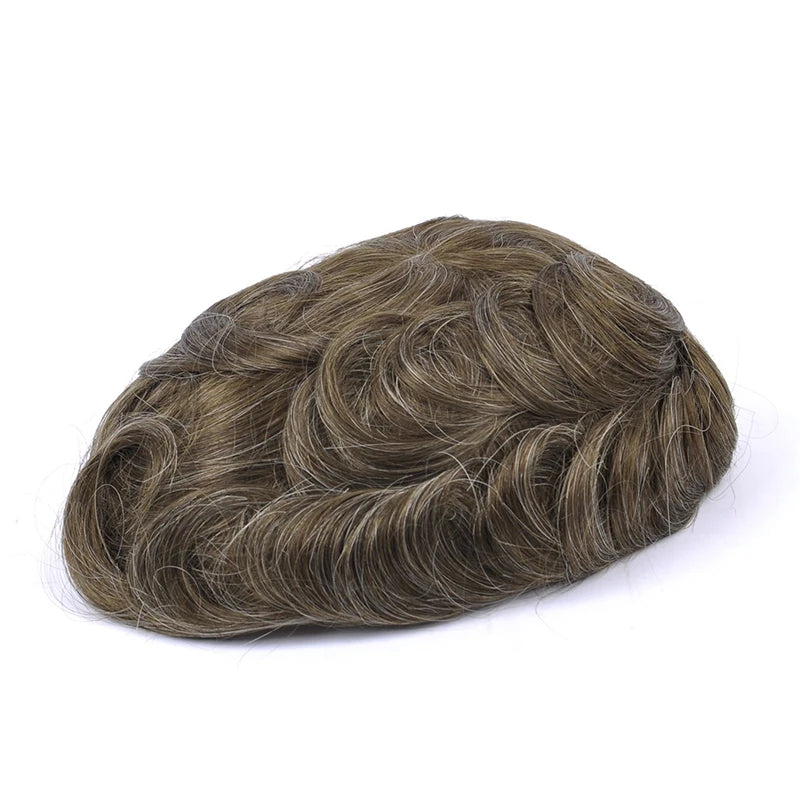 Ultra Thin Skin Hair System for Men | Invisible Human Hair Toupee