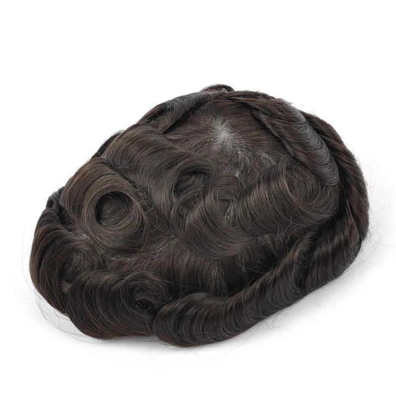 Ultra Thin Skin Hair System for Men | Invisible Human Hair Toupee