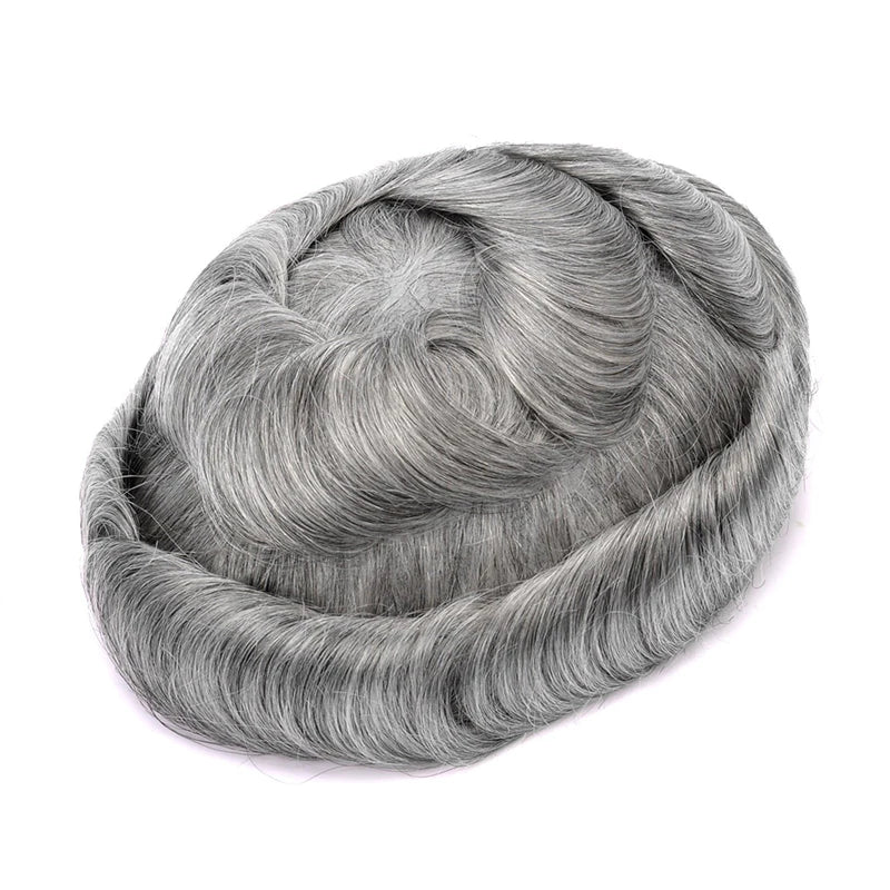 Ultra Thin Skin Hair System for Men | Invisible Human Hair Toupee