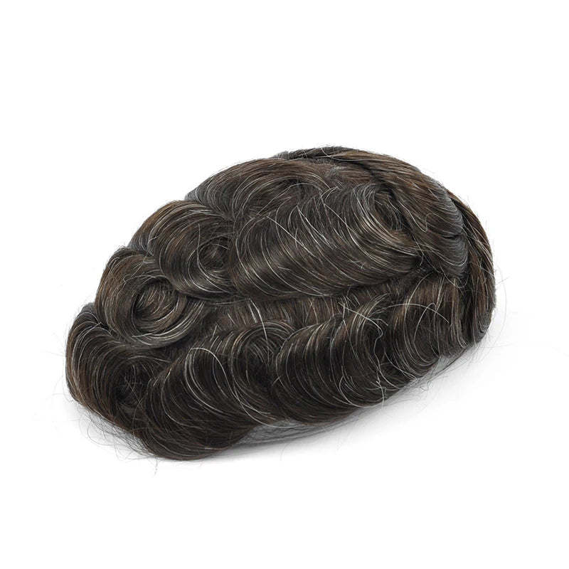 Ultra Thin Skin Hair System for Men | Invisible Human Hair Toupee