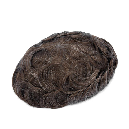 Ultra Thin Skin Hair System for Men | Invisible Human Hair Toupee