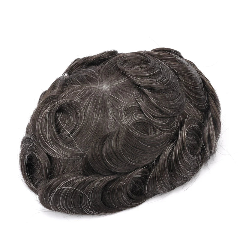 Ultra Thin Skin Hair System for Men | Invisible Human Hair Toupee