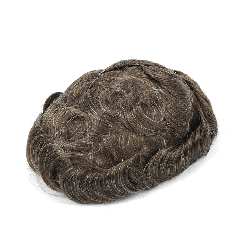 Ultra Thin Skin Hair System for Men | Invisible Human Hair Toupee