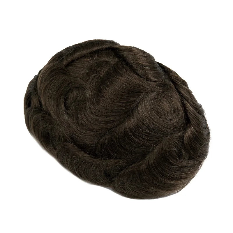 Ultra Thin Skin Hair System for Men | Invisible Human Hair Toupee