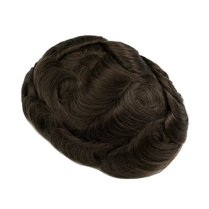 Ultra Thin Skin Hair System for Men | Invisible Human Hair Toupee