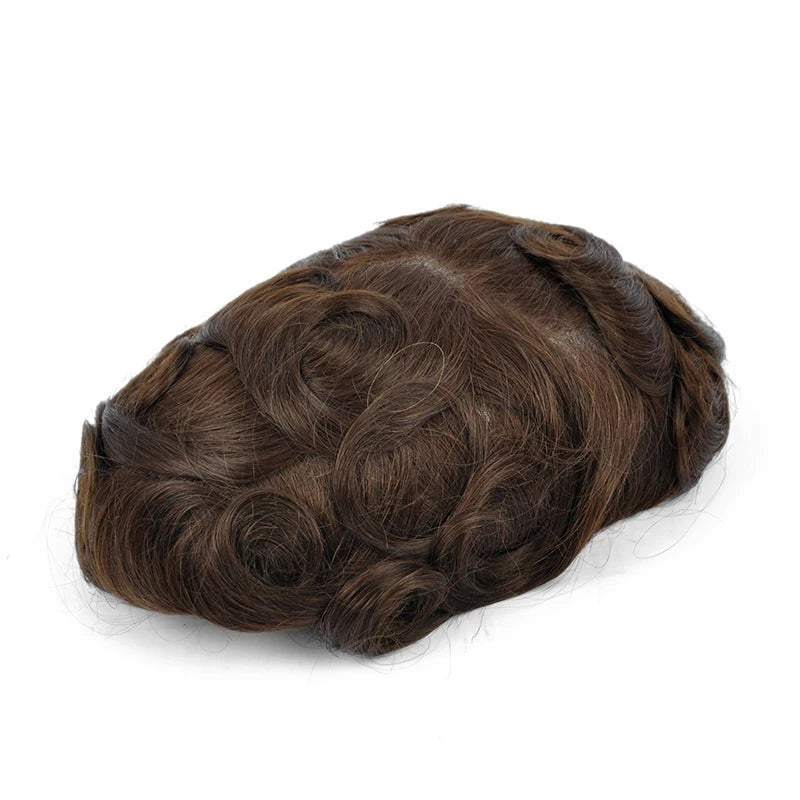 Ultra Thin Skin Hair System for Men | Invisible Human Hair Toupee
